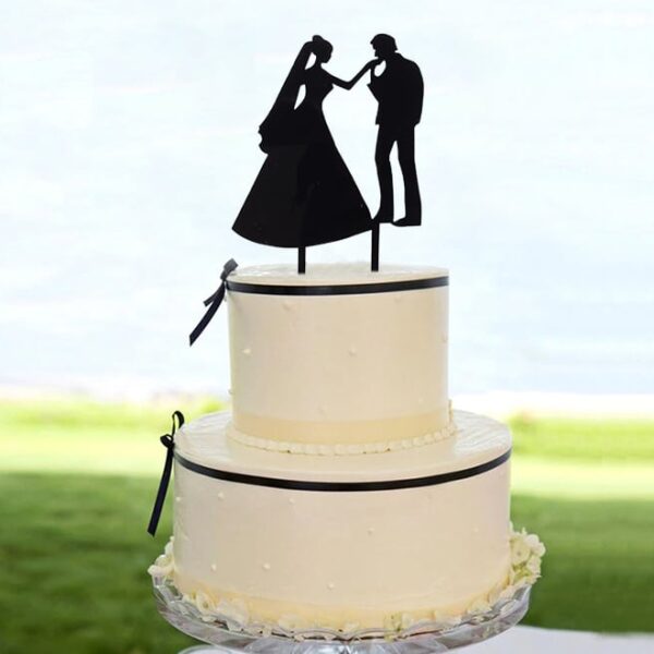 Bride & Groom Wedding Cake Topper
