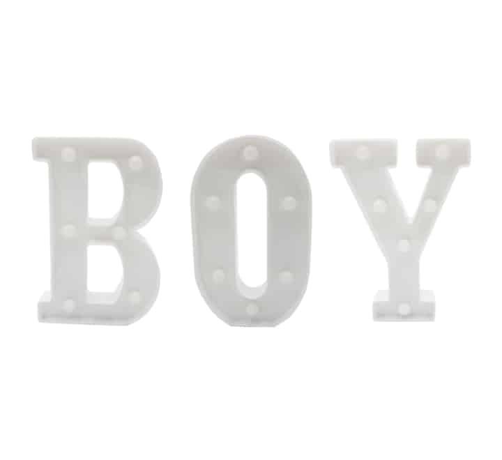 LED BOY Letter Sign