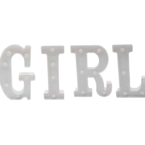 Girl LED Letters