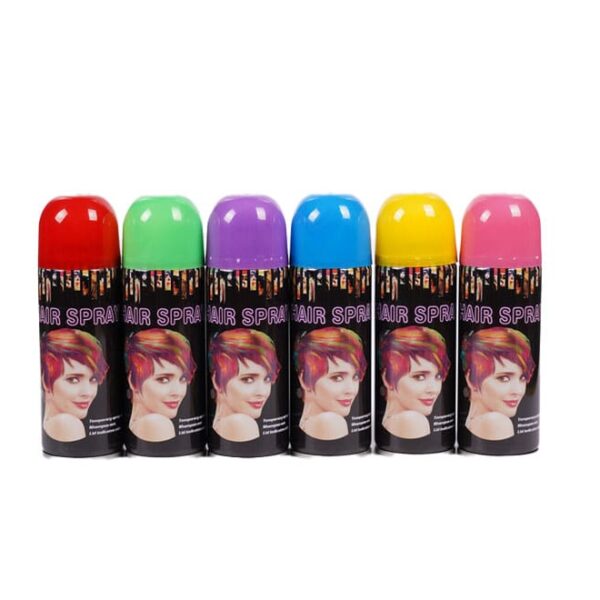 Hair Spray 6pk Mixed Colours