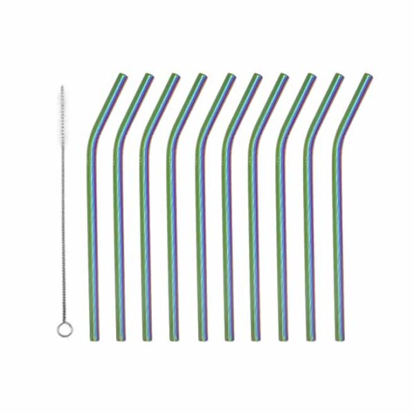 Aluminium Straws 10pc