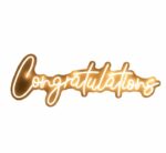 Congratulations LED Sign