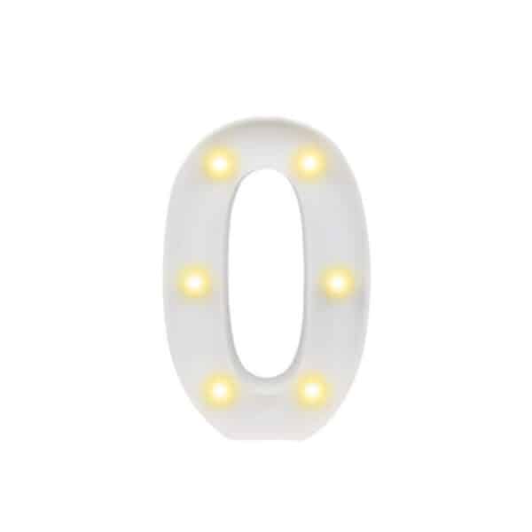 LED Number Lights 0-9 (21cm)