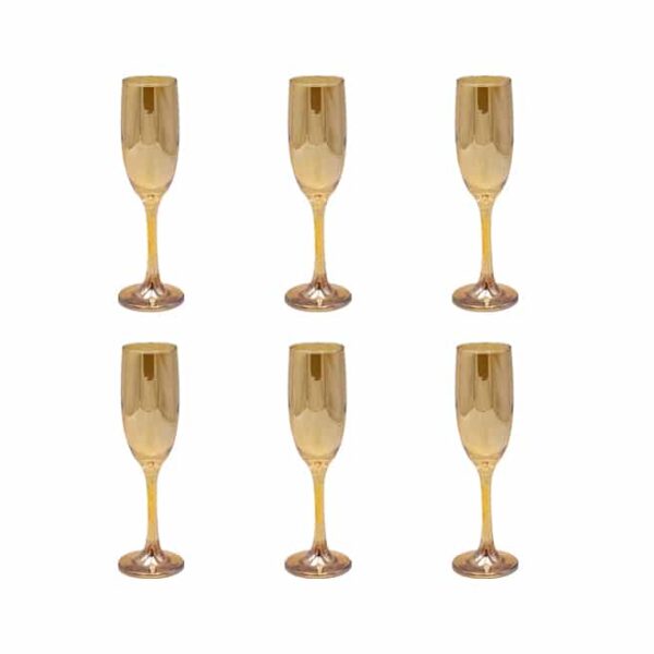 Gold Champagne Glass