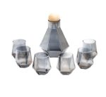 7pc Decanter Set Grey