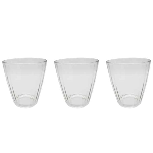 3pc Glass Tumbler Set
