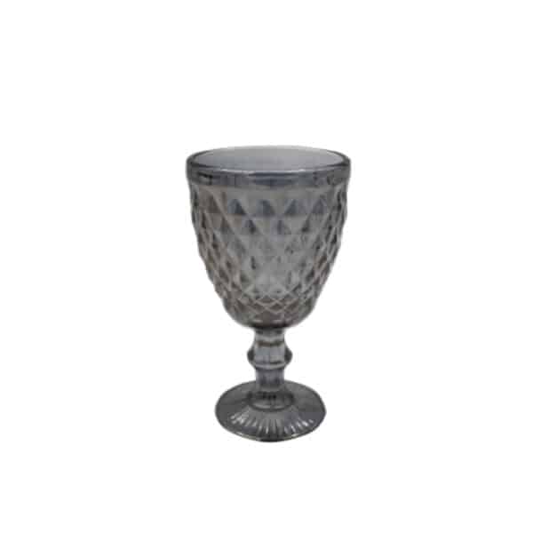 Wine Glass Smoke Grey