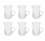 Turkish Glass Coffee Mugs 6s