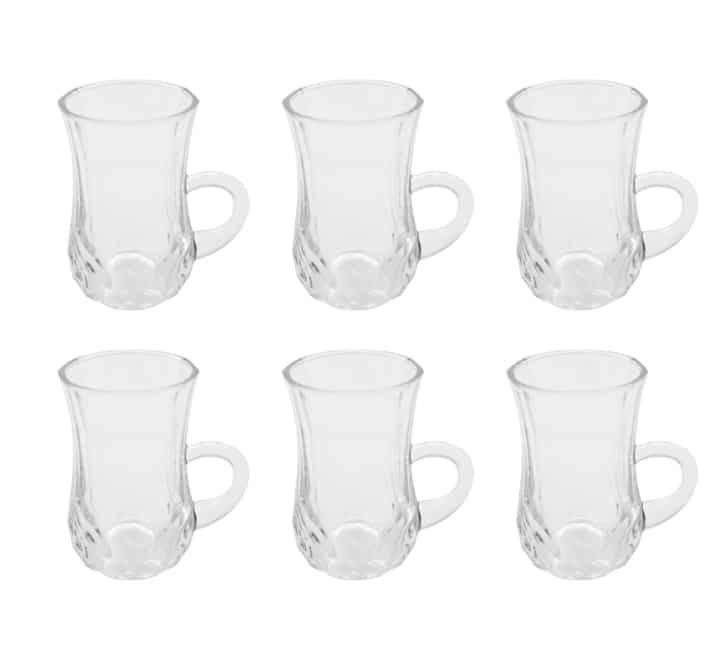 Turkish Glass Coffee Mugs 6s
