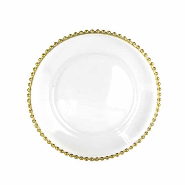 Plastic Beaded Underplate 31.5cm