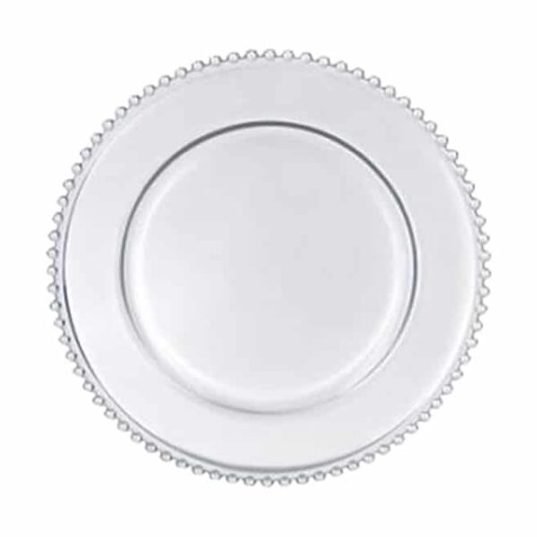 Glass Beaded Underplate 32cm