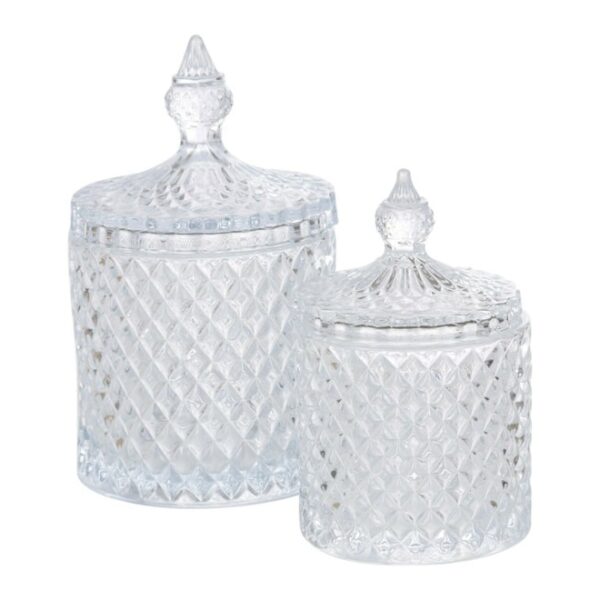 Crystal Glass Candy Jar