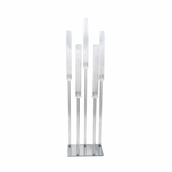 5 Tube Glass Candle Stand