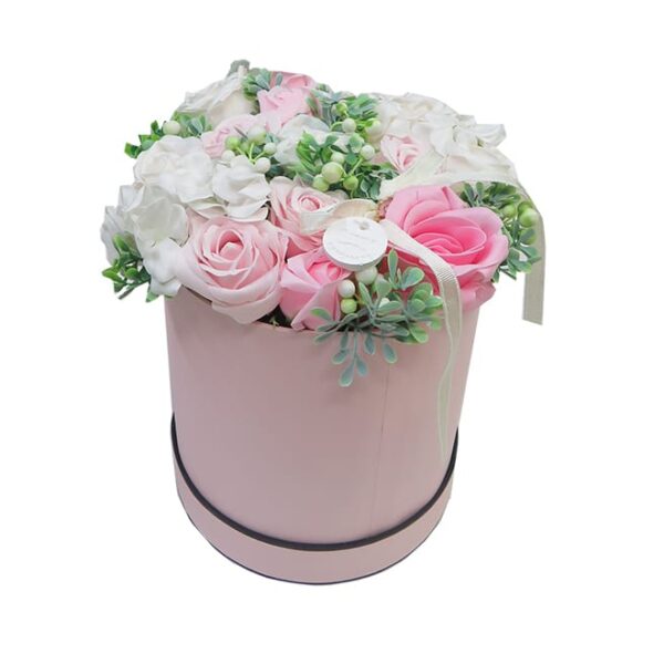 Artificial Flower in Bucket Pink