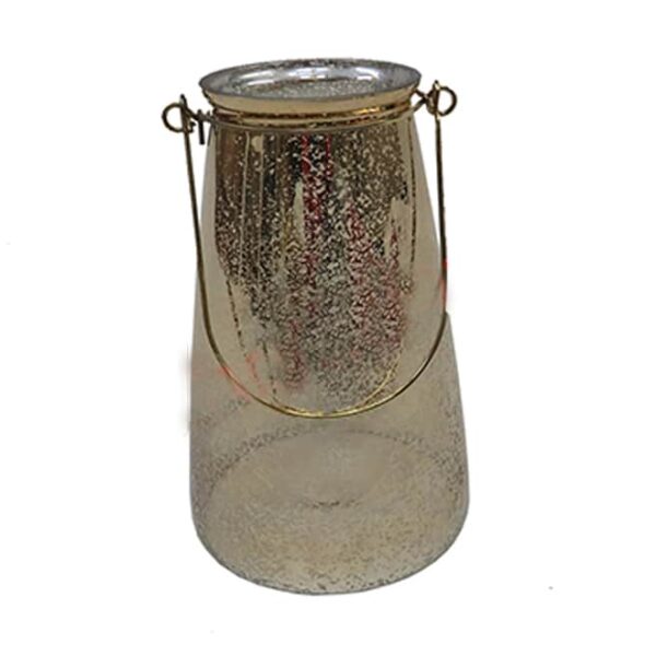 Glass vase gold