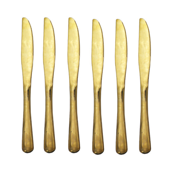 6pack Gold Knives