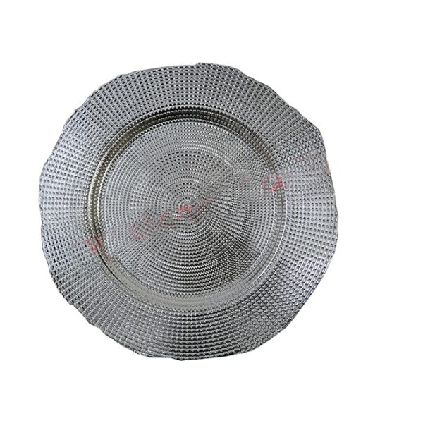 Savoy Silver Plastic Underplate