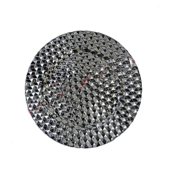 Plastic Silver Underplate Honeycomb Pattern