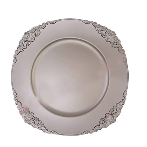 Rose Gold Plastic Underplate