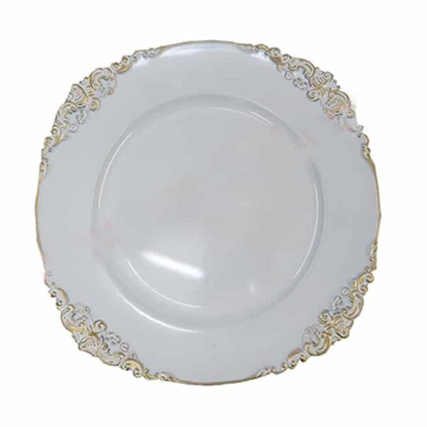 White Plastic Underplate