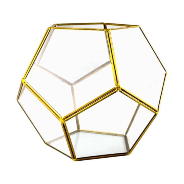 Gold Glass Centrepiece Medium