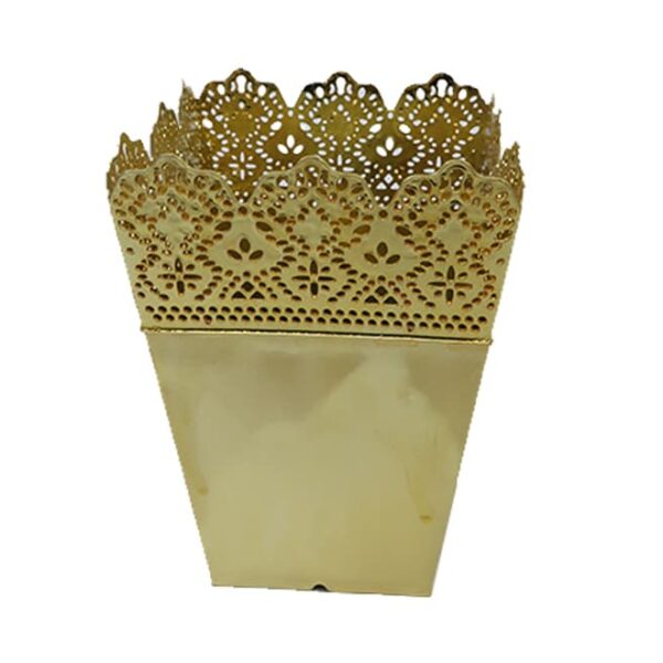 Plastic Flower Pot Gold
