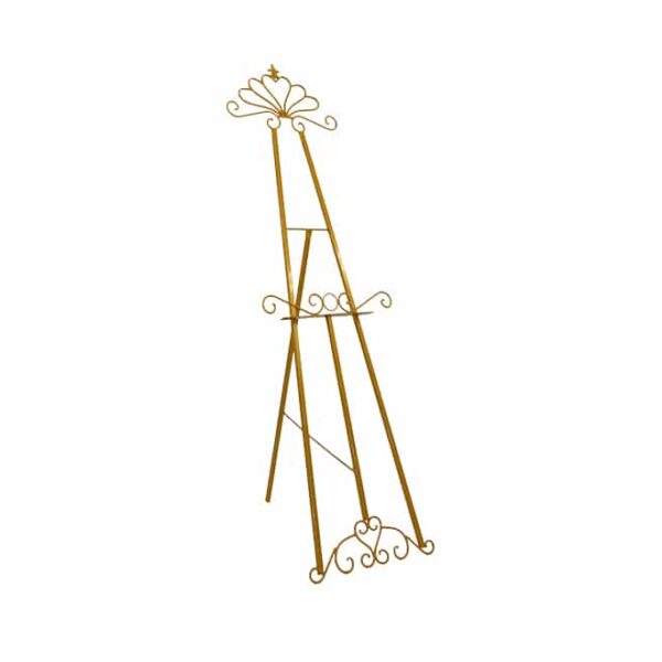 Crown Design Metal Easel