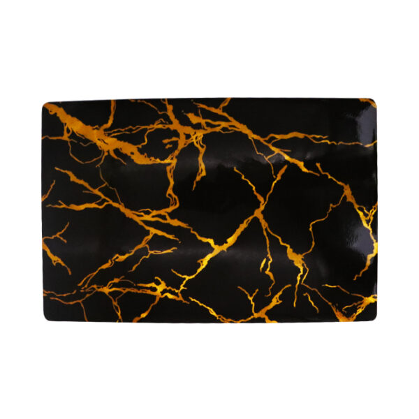 Marble Reversible Placemat Black