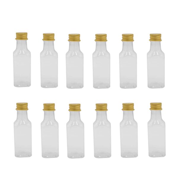 Mini Plastic Favor Bottles 12pc