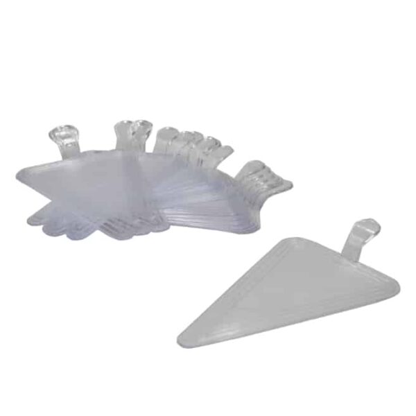 Triangle Plastic Cake Slice Base 20pc