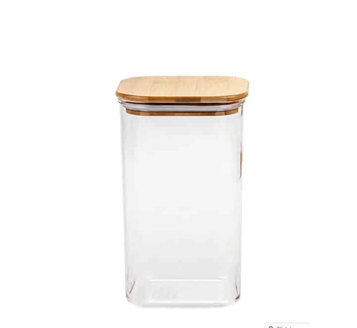 Square Glass Jar 100