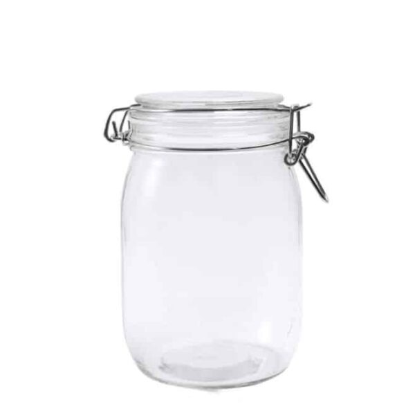 Glass Canister 9.5x17cm