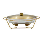 Oval Food Warmer Gold 3ltr