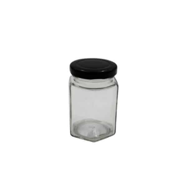 Regent Glass Hexagonal Jar