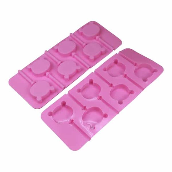 Silicone Teddy Lollipop Chocolate Mould