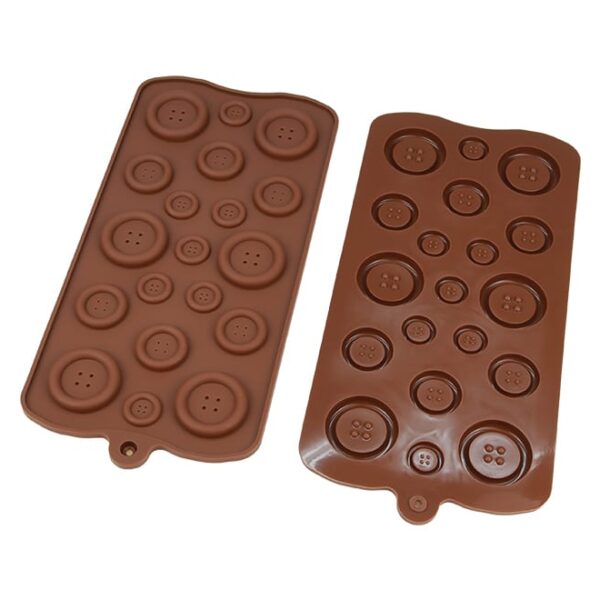 Silicone Buttons Chocolate Mould