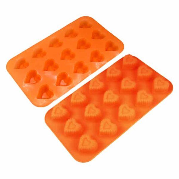 Silicone Hearts Chocolate Mould
