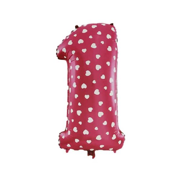 Pink Foil Balloons Numbers 32"