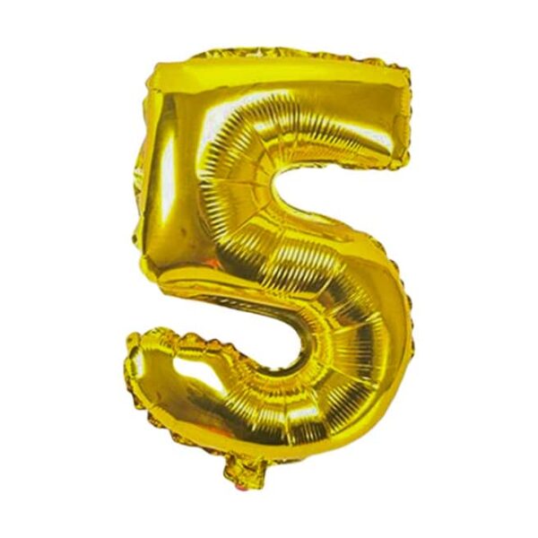 Number 5 Party Balloon 32"