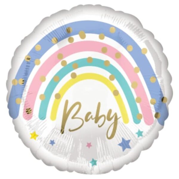 Baby Rainbow Pastel Balloon 17"