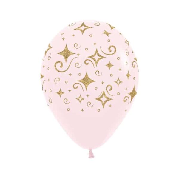 12" Diamond Glitter Latex Balloon 10pcs