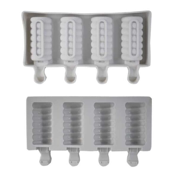 White Silicone Ice Cream Choc Mould