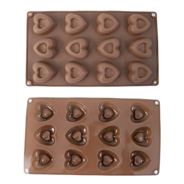 Silicone Hearts Chocolate Mould