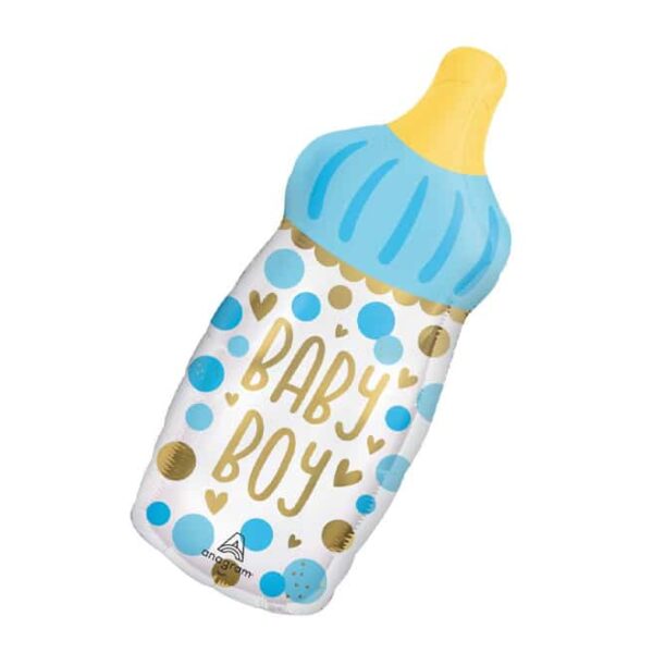 Baby Boy Bottle Balloon 31"