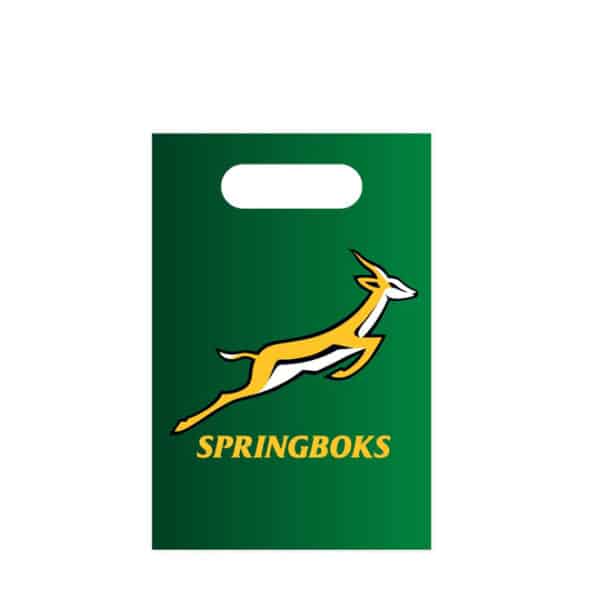 Springboks Paper Party Bags 8s
