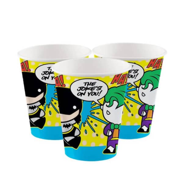 Batman & Joker Paper Cups 8s