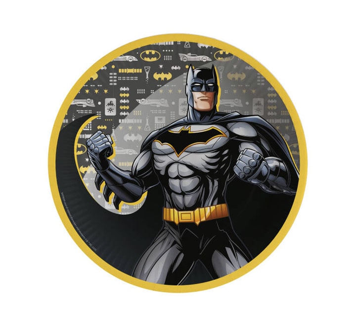 Batman Paper Plates 8s