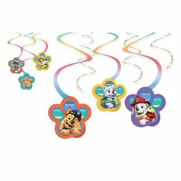 Paw Patrol Decor Swirls