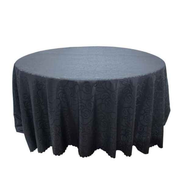 Round Squiggle Pattern Table Cloth