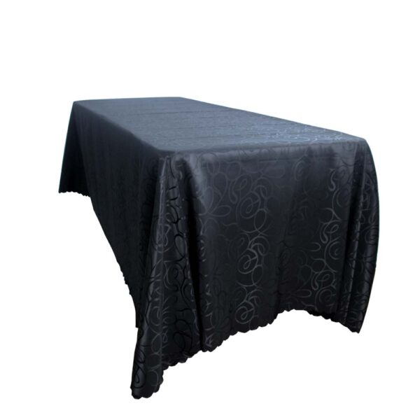 Rectangular Squiggle Pattern Table Cloth